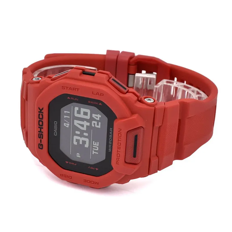 G-Shock G-Squad (Bluetooth) Red Out Sports Men's Watch- GBD-200RD-4